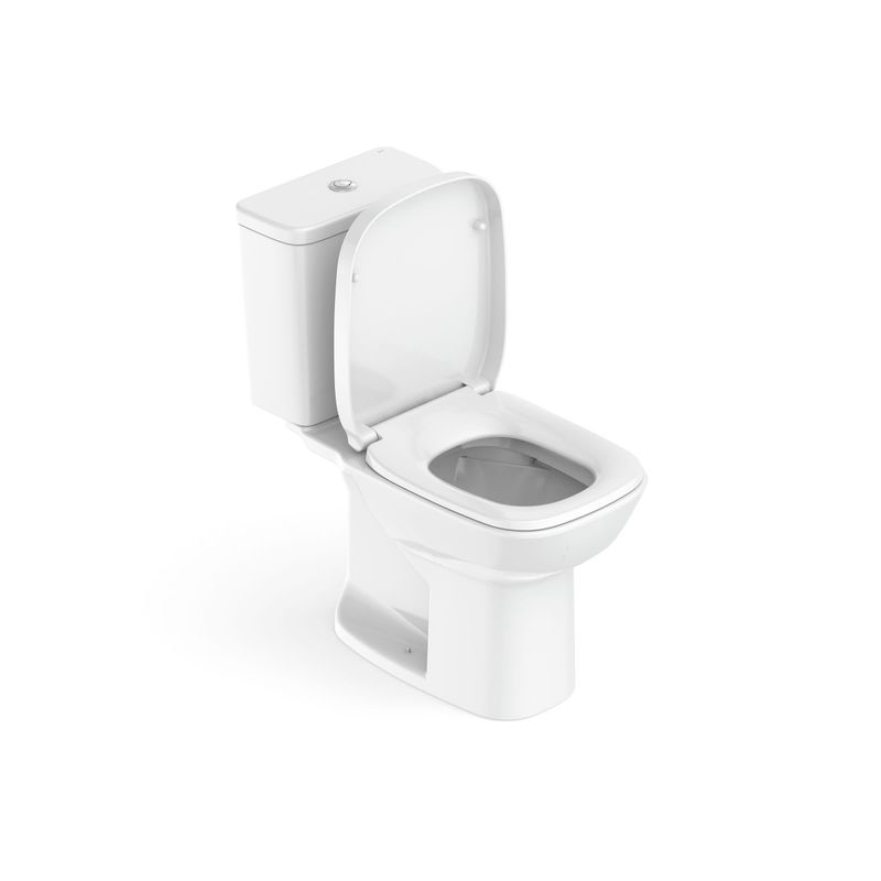 Kit Bacia com Caixa Acoplada e Acessórios Square Ref. C329723003 Branco Roca