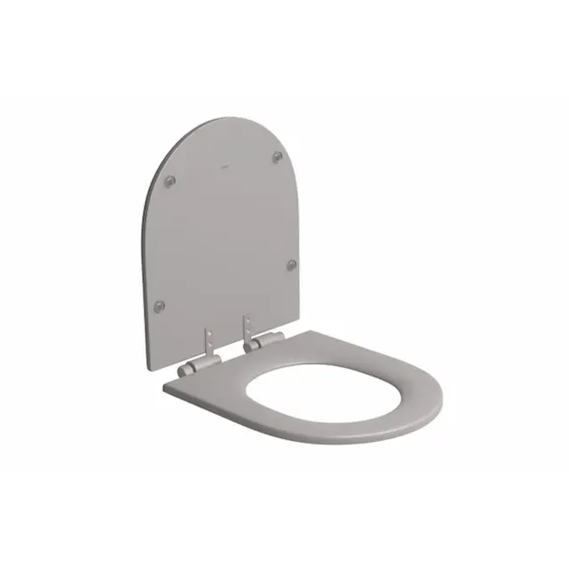 Assento em Poliéster Monocromático para Bacia Lk/Carrara/Level e Nuova Ref. AP.237.CZ.85 Soft Antracite Deca