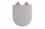 Assento em Poliéster Monocromático para Bacia Lk/Carrara/Level e Nuova Ref. AP.237.CZ.85 Soft Antracite Deca