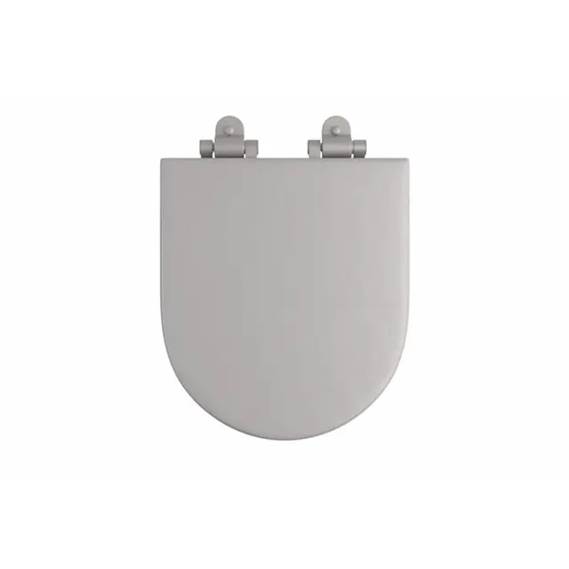Assento em Poliéster Monocromático para Bacia Lk/Carrara/Level e Nuova Ref. AP.237.CZ.85 Soft Antracite Deca