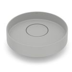 Cuba de Apoio Redonda de 39cm Upper Deck Design D4 Ref. 1381000077300 Stone Celite