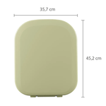 Assento Sanitário Almofadado para Bacia Quadra/Piano/Polo Creme 3 Astra