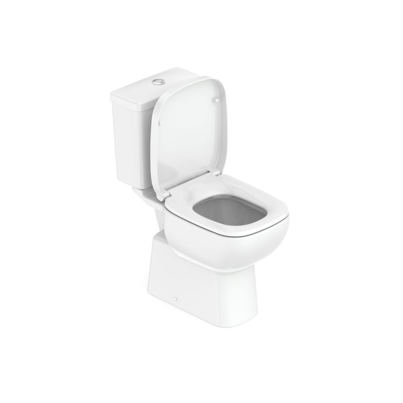 Kit Bacia com Caixa Acoplada e Acessórios Debba Comfort Ref.C329723022 Branco Roca