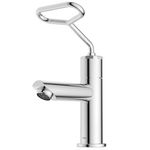 Torneira para Lavatório de Mesa Alavanca EcoPress Ref. B5003COCR0 Cromado Celite