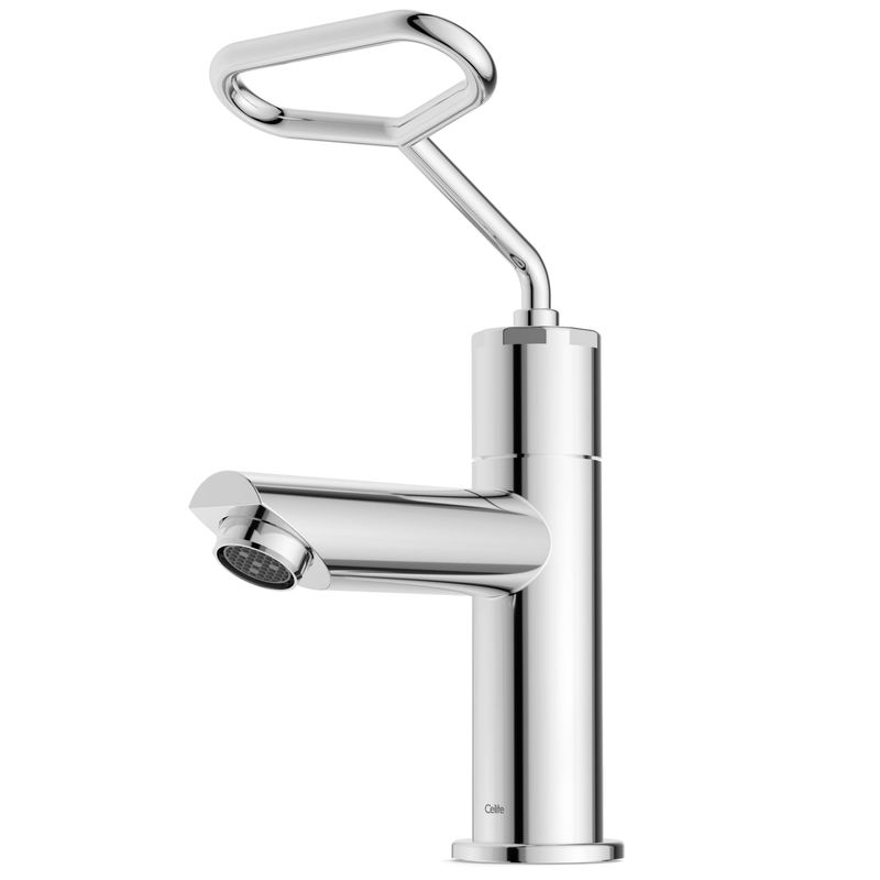Torneira para Lavatório de Mesa Alavanca EcoPress Ref. B5003COCR0 Cromado Celite