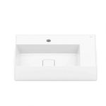 Cuba de Apoio Retangular com Mesa de 62x42cm Platinum P8 Branco Incepa