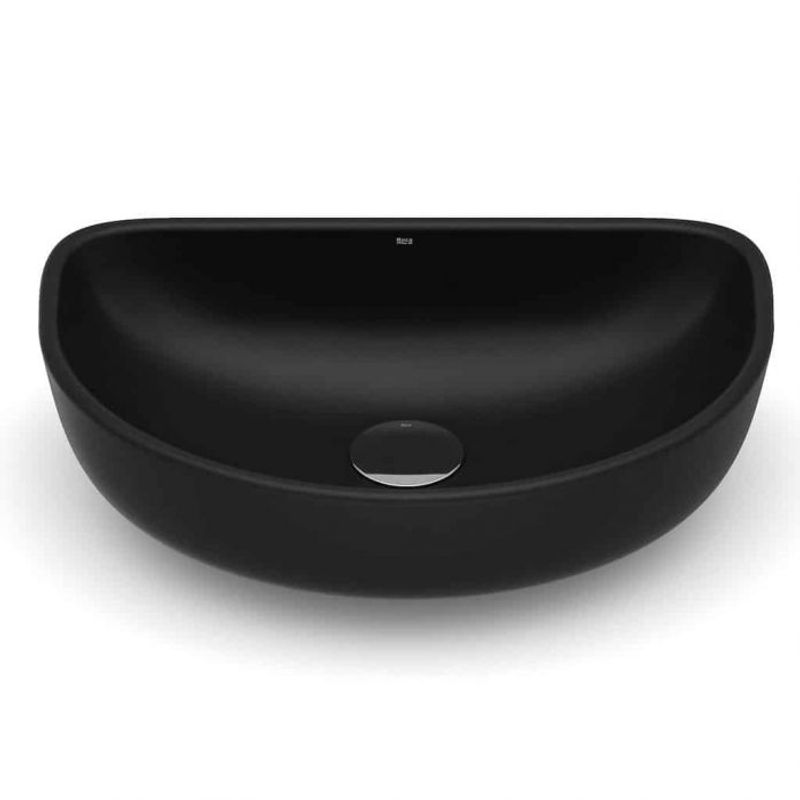 Cuba de Apoio de 45x30cm Optica Black Matte Roca