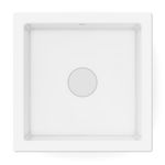 Cuba de Sobrepor/Embutir de 33x33cm Optica Branco Roca