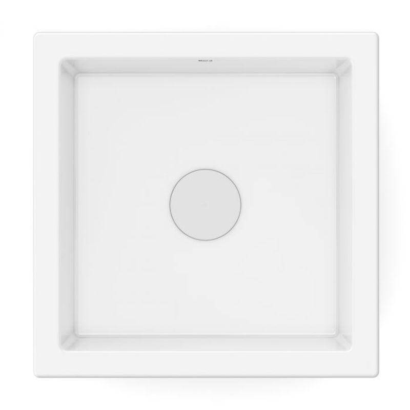 Cuba de Sobrepor/Embutir de 33x33cm Optica Branco Roca