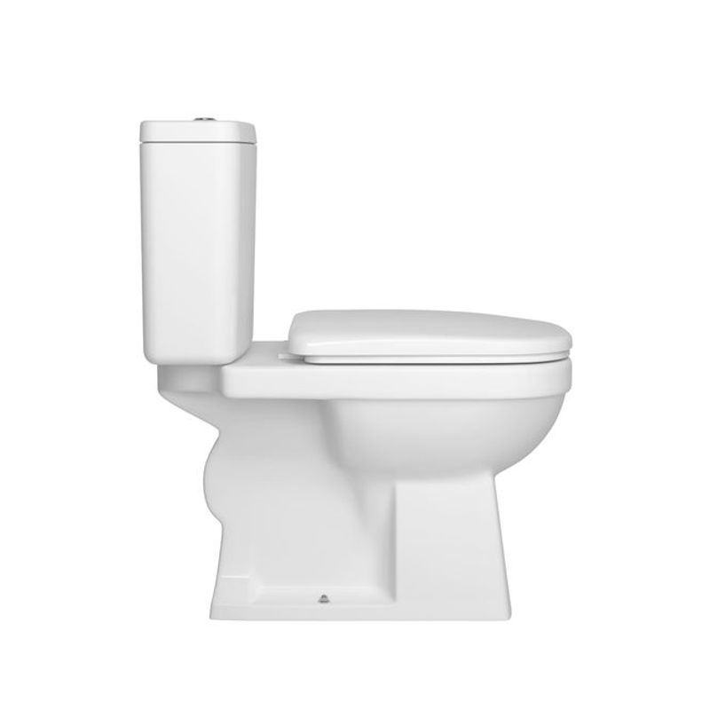 Kit Bacia com Caixa Acoplada e Acessórios Quadra Ref. KP.211.17 Branco Deca