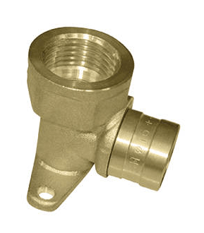 Joelho 90º de Transição Fêmea Base Fixa Pex Amanco Wavin