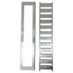 Conjunto Grelha e Porta Grelha de 10x50cm até 2.5T Galvanizada Calhaforte