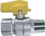 Válvula Esfera para Gás Borboleta MxF 1/2" Emmeti