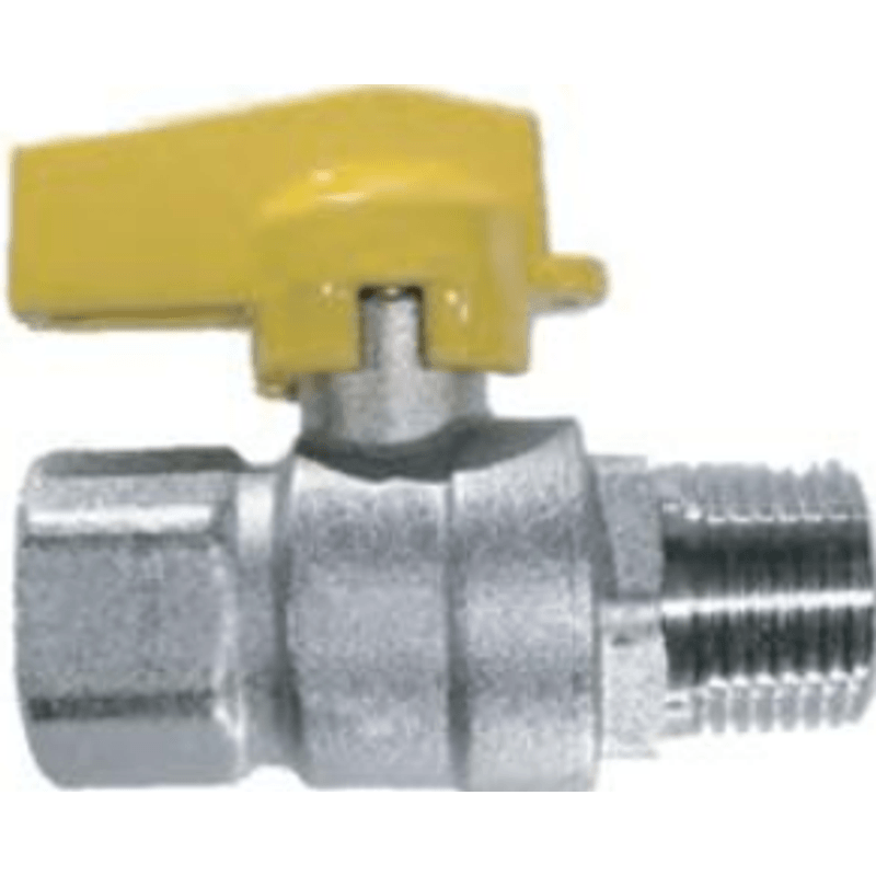 Válvula Esfera para Gás Borboleta MxF 1/2" Emmeti