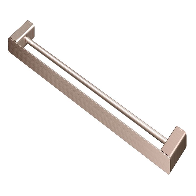 Porta Toalha Bastão Duplo Flat 001013769 Cobre Escovado Docol