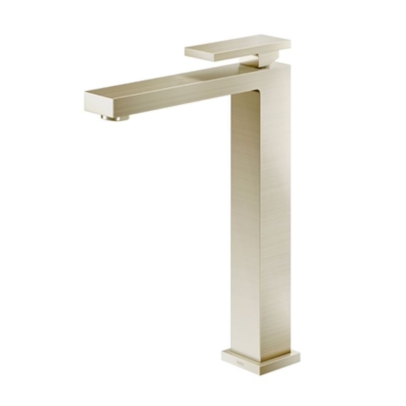 Torneira para Lavatório de Mesa com Bica Alta New Edge 00925144 Níquel Escovado Docol