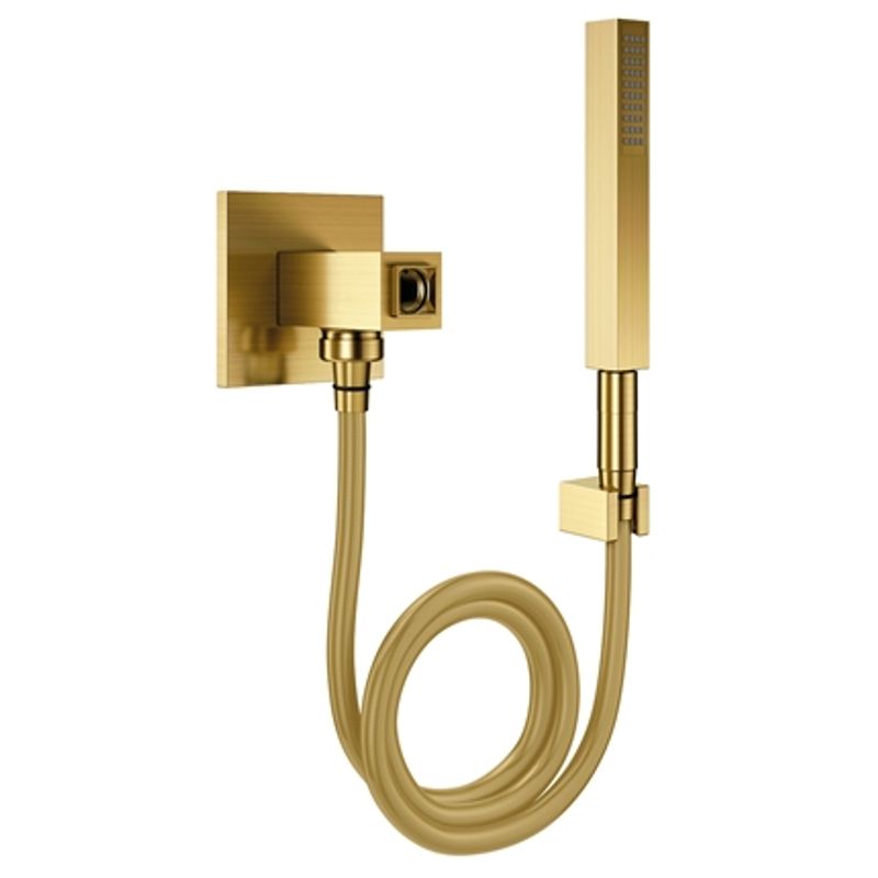 Desviador para Chuveiro de 1/2" Square 00604272 Ouro Escovado Docol