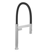 Torneira para Cozinha de Mesa com Bica Alta 1189.C.PT Cromado e Preto Deca