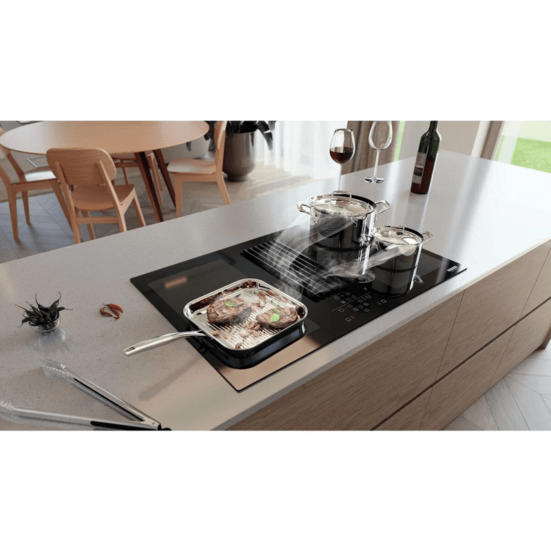 Cooktop de Indução com Coifa Integrada em Modo Exaustão em 220v Duo 4EI 80 Ref. 94754220 Tramontina