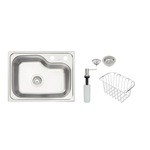 Cuba de 55x42x20cm com Válvula de 4.1/2" Morgana Compact Ref. 93815152 Inox Tramotina