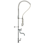 Conjunto Misturador Pré-Lavagem de Mesa 831 756000 Inox Wog