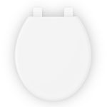 Assento Universal em PP com Soft Close Branco Celite