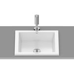 Cuba de Sobrepor/Embutir de 41x41cm Optica A327A1D000 Branco Roca