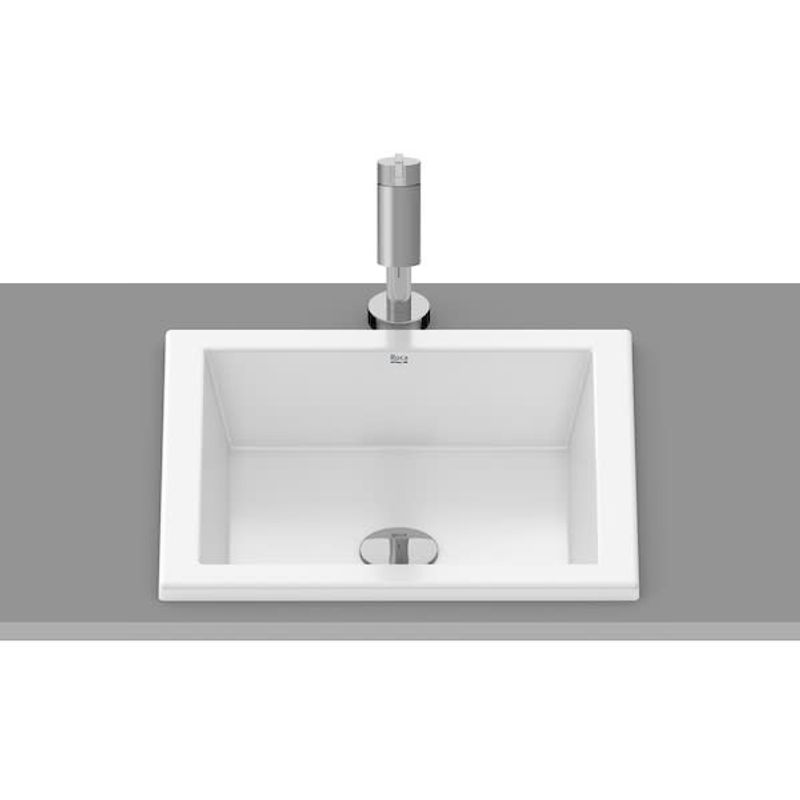 Cuba de Sobrepor/Embutir de 41x41cm Optica A327A1D000 Branco Roca