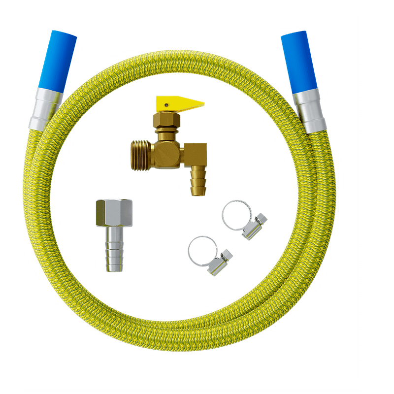 Kit para Instalação de Gás para Cooktop com Flexível de 1,20m Ref. 180309 Blukit