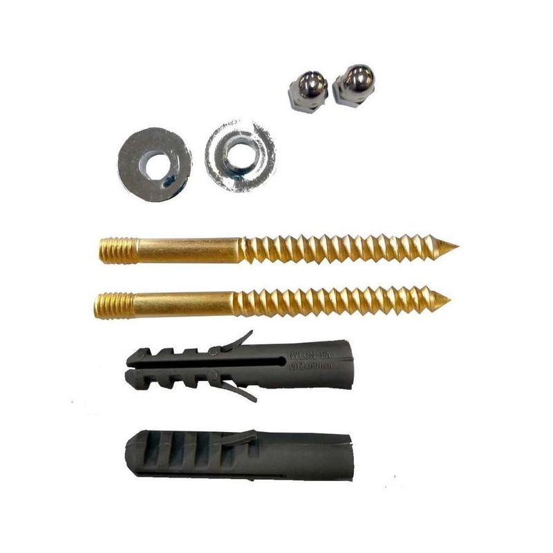 Kit de Parafusos Bucha 12mm de 90mm em Latão Wurth