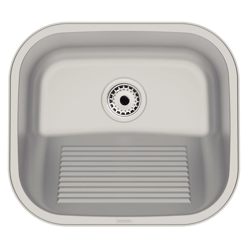 Tanque de Encaixe Hera Compact 19 Ref. 94404107 Inox Escovado Tramontina
