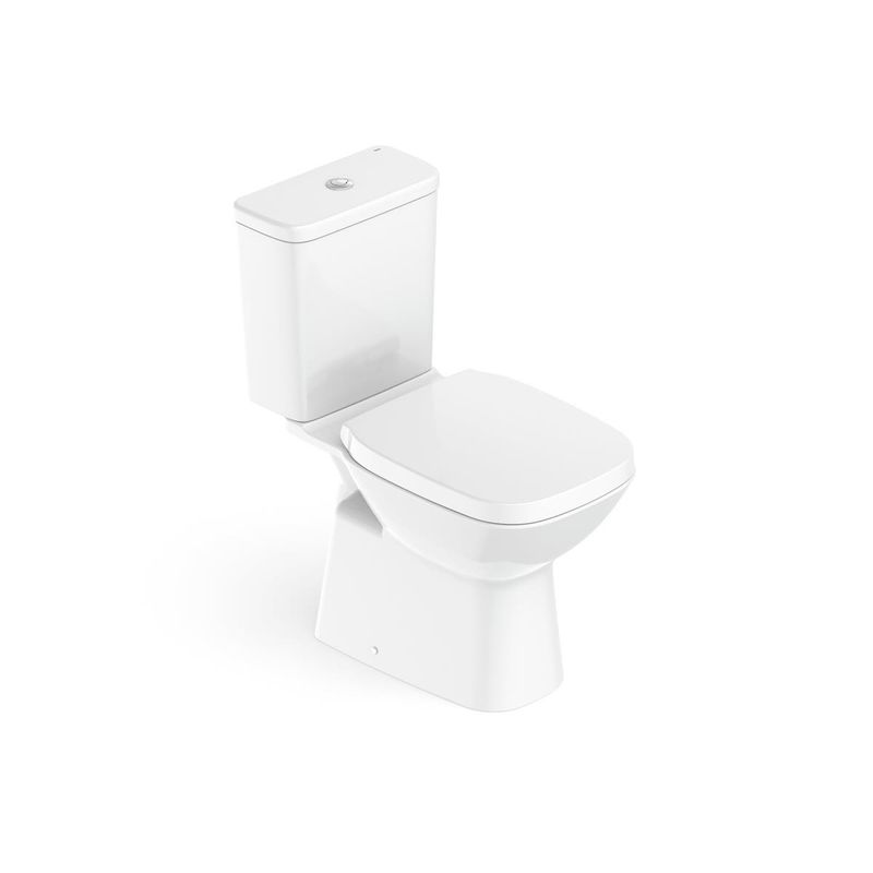 Kit Bacia com Caixa Acoplada e Acessórios Debba Classic Ref. C329723001 Branco Roca