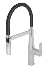 Misturador Monocomando para Cozinha de Mesa Level Motion Ref. 2274.C.PT Cromado/Preto Deca