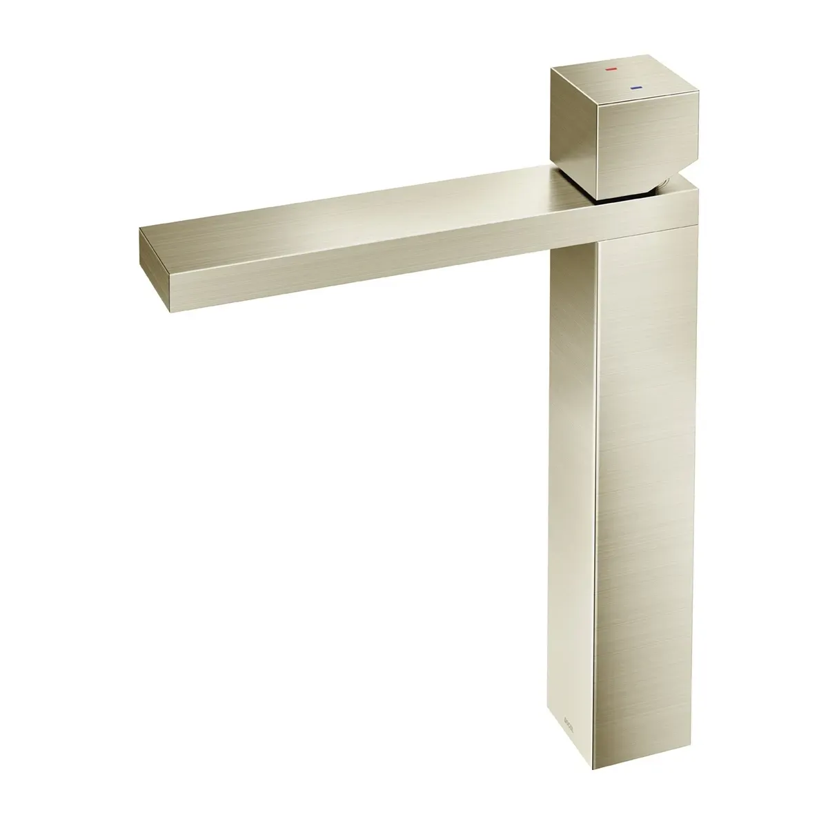 Misturador Monocomando para Banheiro Mesa Bica Alta Mínima Níquel Escovado - 00919644 - Docol