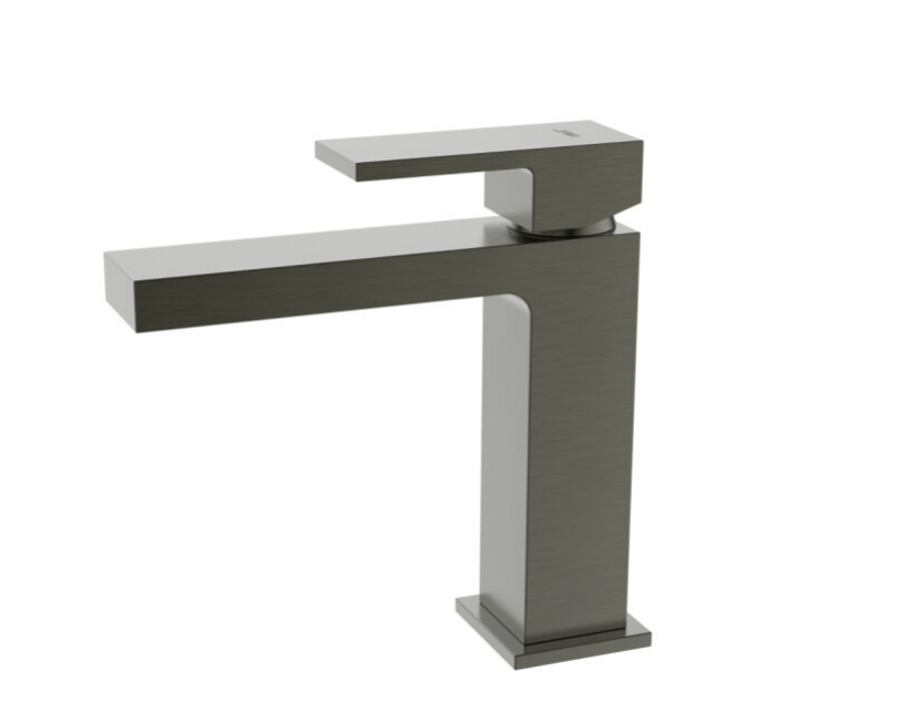 Misturador Monocomando para Lavatório de Mesa com Bica Baixa Madrid Ref. WJ-2875-MD-CZ Cinza Jiwi
