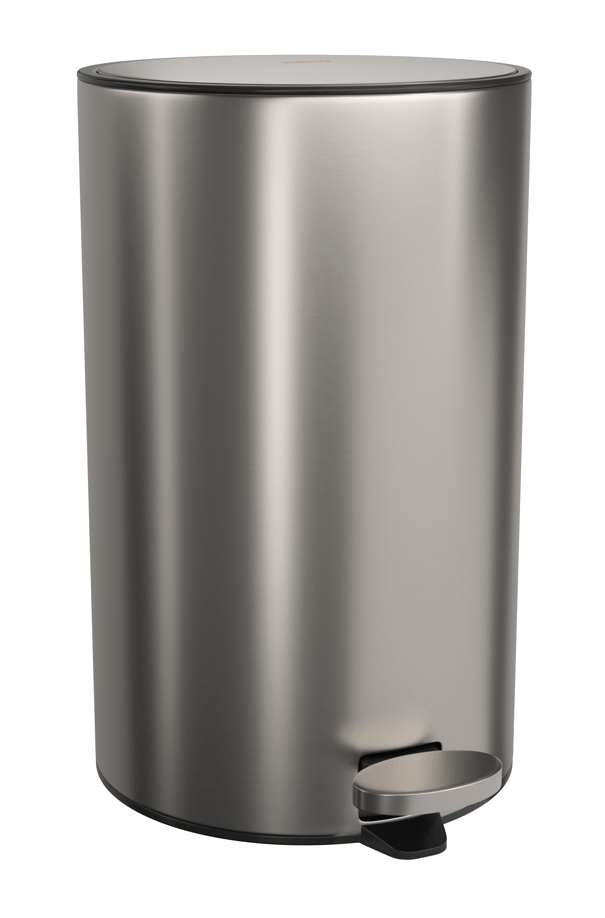 Lixeira Redonda com Pedal 12L Suprema Inox 1005.RED.12.INX Deca