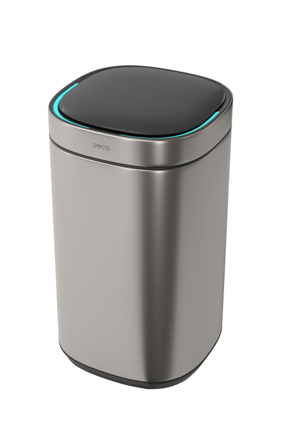 Lixeira Quadrada com Sensor 12L Suprema 1007.QUA.12.INX Inox Deca