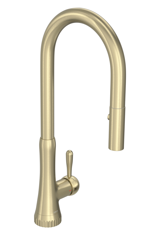 Misturador Monocomando para Cozinha de Mesa c/ Bica Móvel Pérola Ref. 2089.SM108.MT Summer Gold Deca